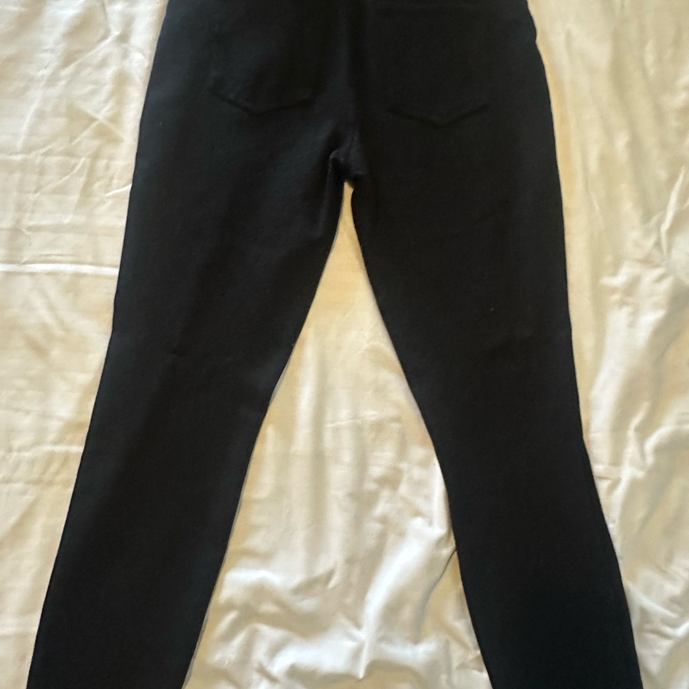 SPANX Black Leggings with Red Logo Tag - M/M - Picture 5 of 5